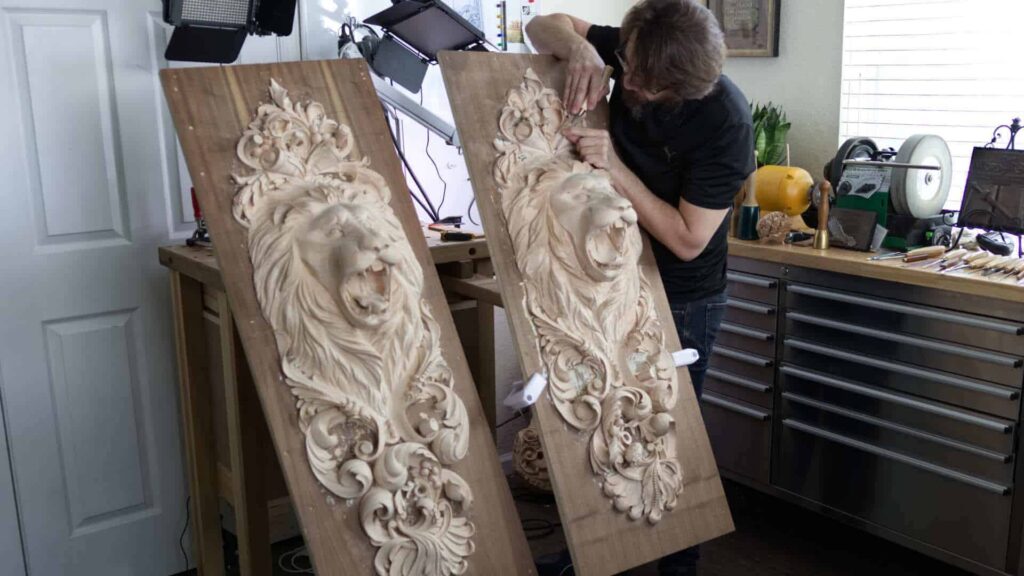 Alexander Grabovetskiy Carves Lion Head Onlays This guide on wood carving teaches you all the basics you need to know about wood carving, including how to choose the best wood for carving. Learn all the tips and tricks you need to get started with your wood carving projects today!