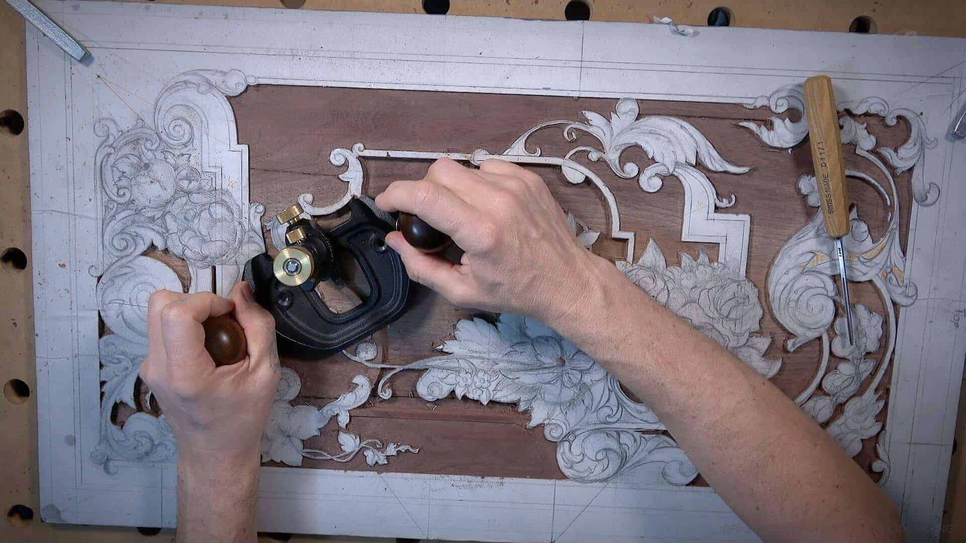 Carving Furniture Panel 19.1.2 Carving Furniture Panel -Woodcarving, From Designing to Carving - Learn To Carve Late 18th Century Style Furniture Panel - Woodcarving School Online with Alexander Grabovetskiy. @grabovetkiy #woodcarving #woodworking Woodcarving Video Workshops. Woodcarving Lessons. Wood Carving Virtual Apprenticeship. Classical Woodcarving Courses online.